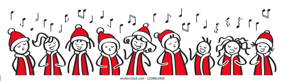 christmas-carol-singers-choir-funny-260nw-1228861858